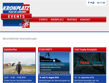 Tablet Screenshot of kronplatzevents.com